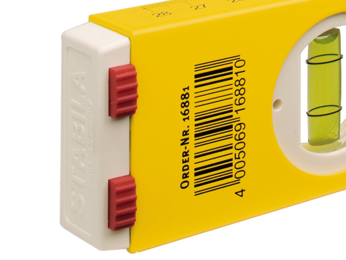 Уровень Stabila тип 80M, 100см (1верт.,1гориз.,точн. 0,5мм/м) для сантехника