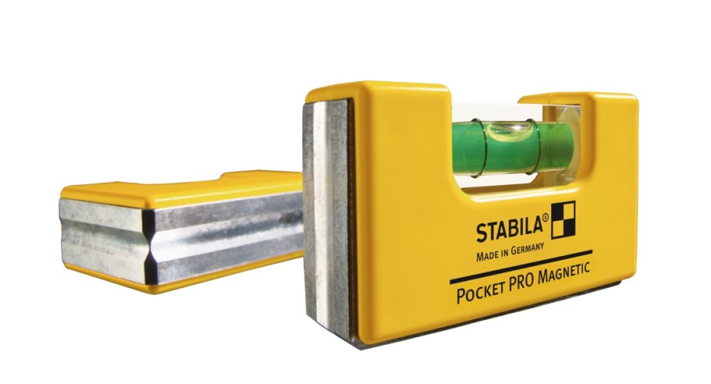 Уровень Stabila тип Pocket Pro Magnetic (1гориз., точн. 1мм/м)