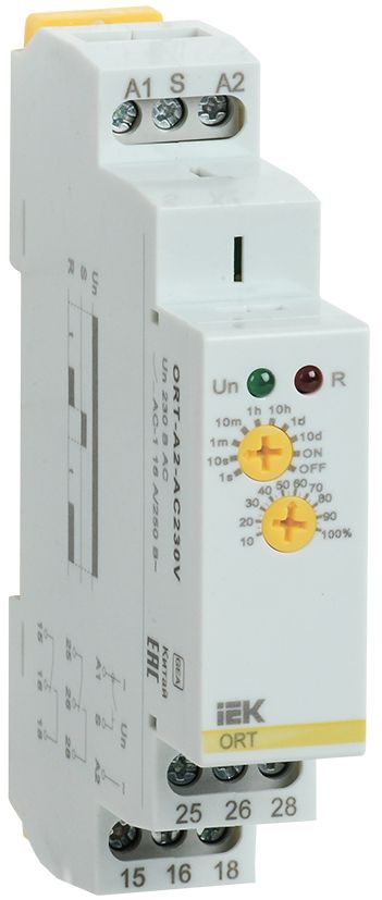 Реле задержки включения ORT 2 контакта 230В AC IEK