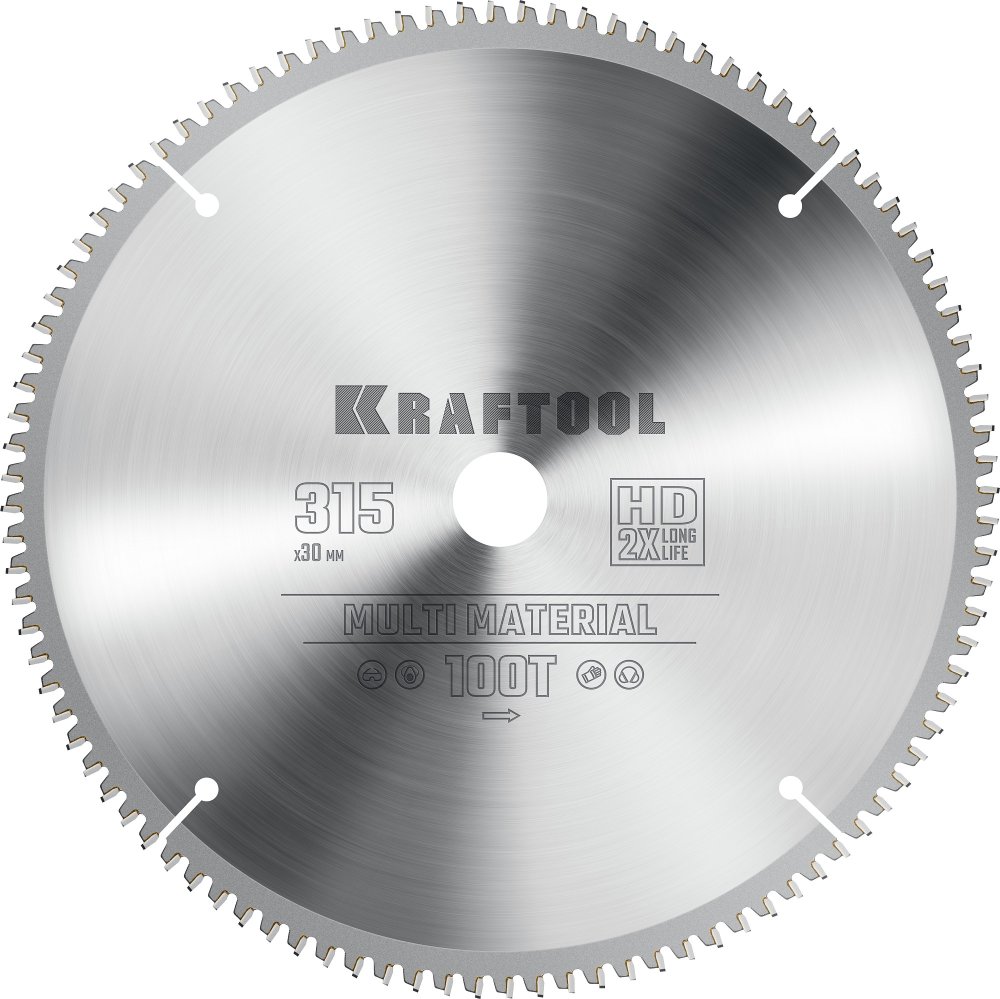 KRAFTOOL Multi Material 315х30мм 96Т, диск пильный