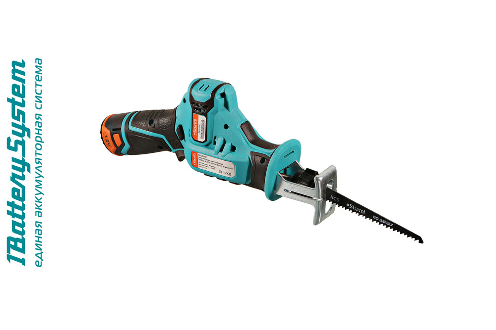 Аккумуляторная сабельная пила Sturm! CRS1201C 1BatterySystem12V