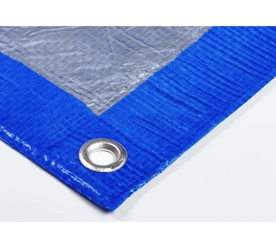 Полиэтиленовый укрывной тент Удачников 120 гр/м2 10х8 м