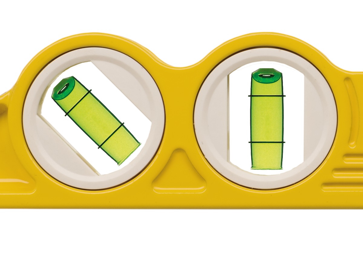 Уровень Stabila тип 81SV REM W45, 25см литой профиль (1верт.,1гориз.,1х45, магнитный,точн. 0,5мм/м)