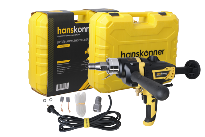 HID2180M  Дрель алмазного сверления  Hanskonner PLATINUM