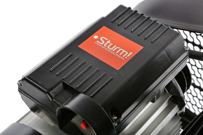 Компрессор воздушный масляный Sturm! AC93250B, 2,4кВт, 370 л/мин,50л,,ременной привод