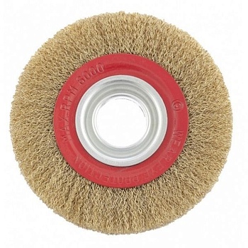 STAYER 75 мм, витая латунированная стальная проволока, 0.3 мм, Щетка дисковая, PROFESSIONAL (35114-075)